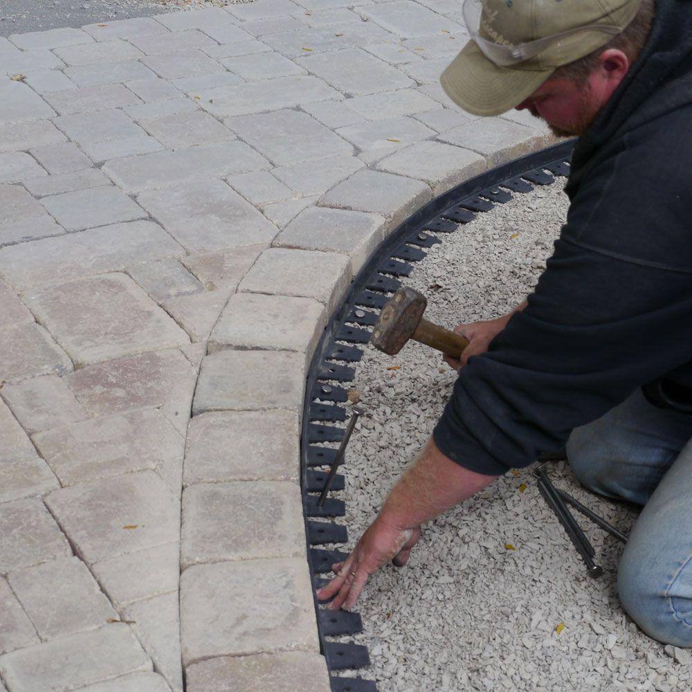 ProFlex 48 ft. Paver Edging Project Kit in Black 1260HD-48C