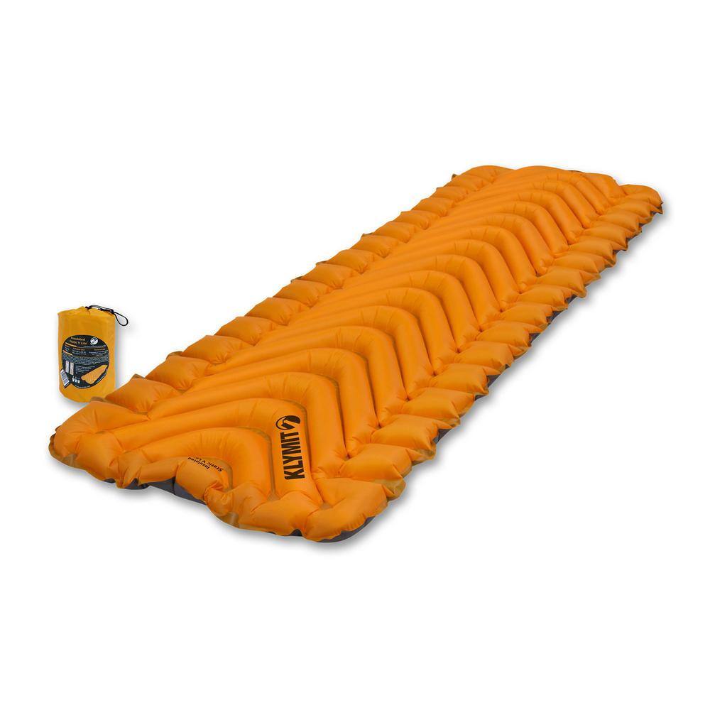 Klymit Insulated Static V Lite Sleeping Pad - Mango Orange 06I2OR03C
