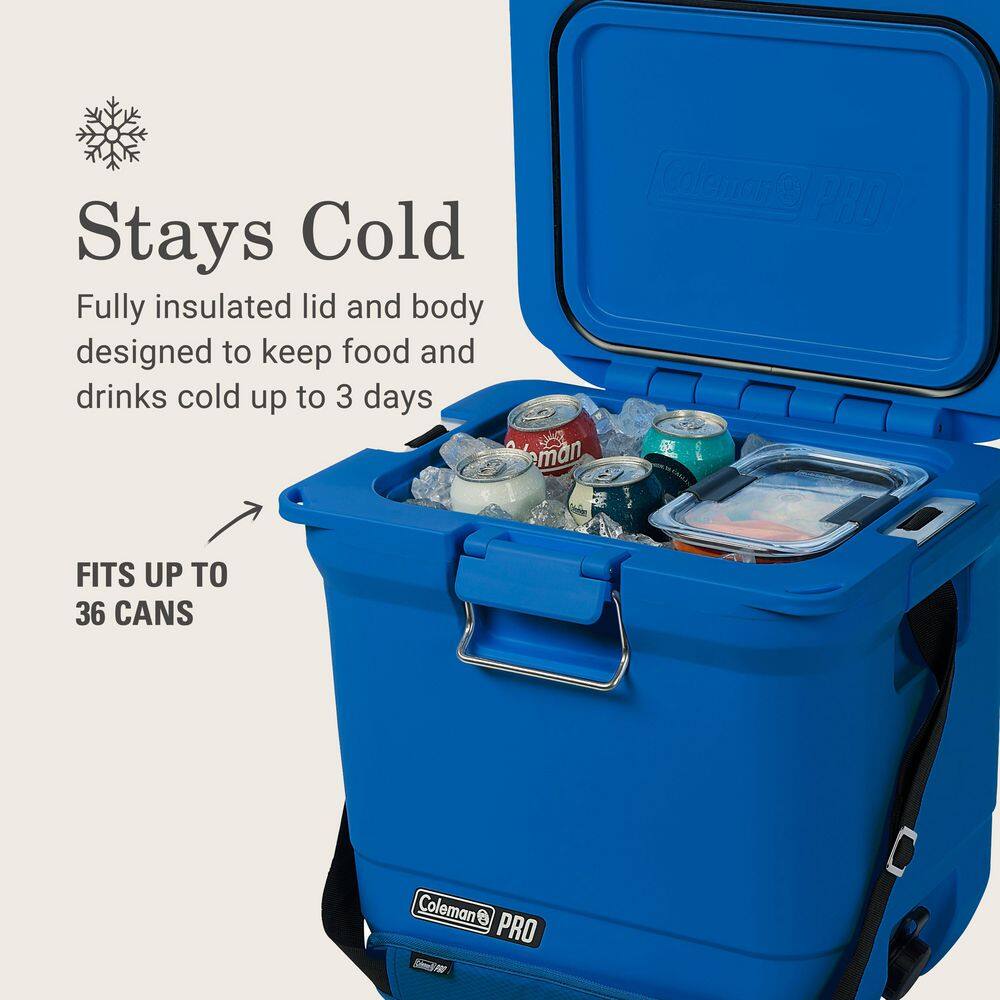 Coleman Pro 25 qt. Premium Hard Cooler in Neptune 2193938