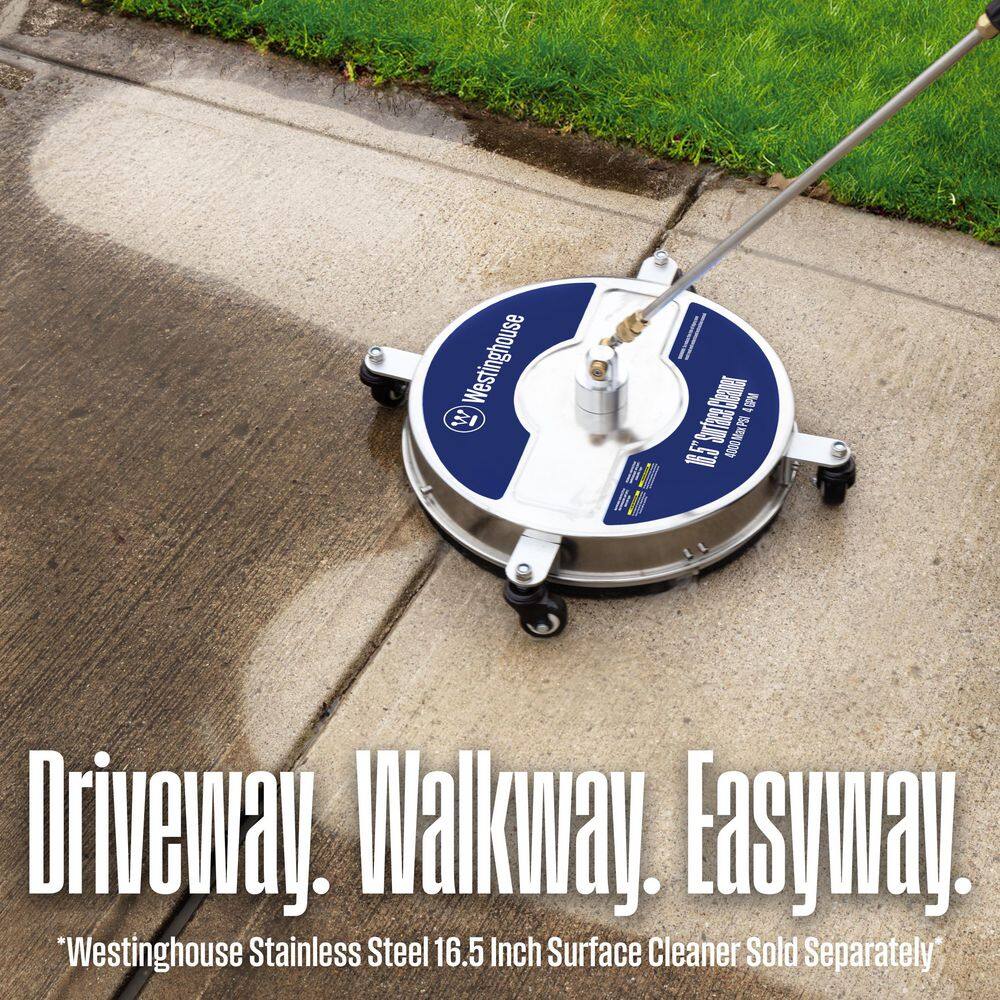 Westinghouse 3200 PSI 2.5 GPM Gas Powered Axial Cam Pump Cold Water Pressure Washer with Soap Tank and 5 Quick Connect Tips WPX3200