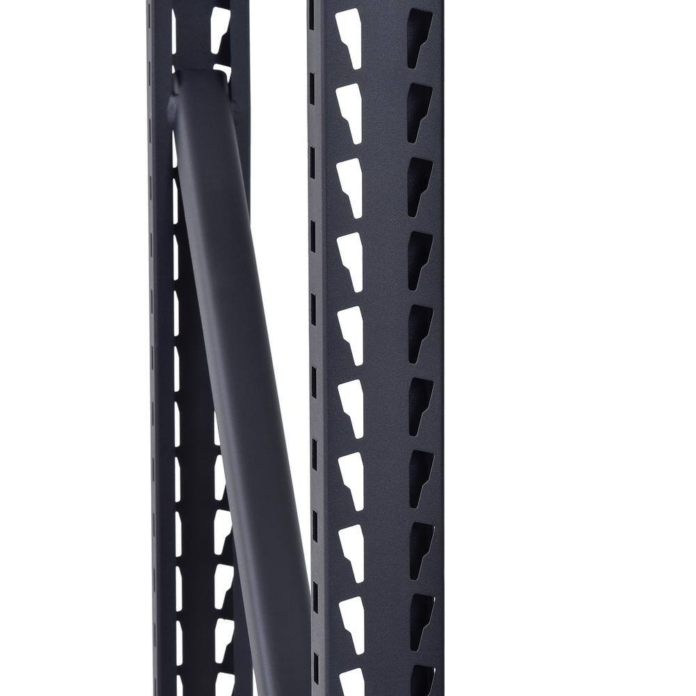 Husky 3-Shelf Metal Industrial Duty Freestanding Garage Storage Shelving Unit in Black (65 in. W x 54 in. H x 24 in. D) N2W652454W3B