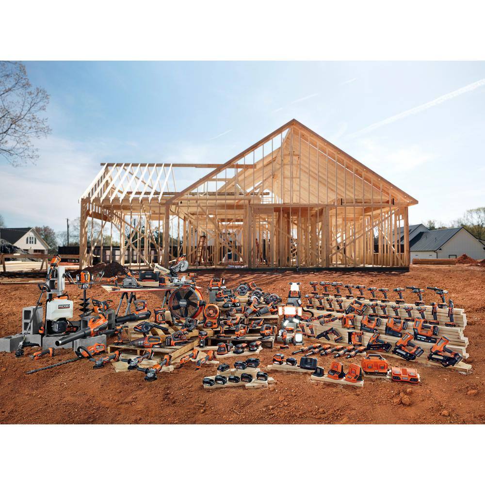 RIDGID 18V Cordless 360° Area Light Kit with (2) 4.0 Ah Batteries and Charger R86903B-AC93044SBN