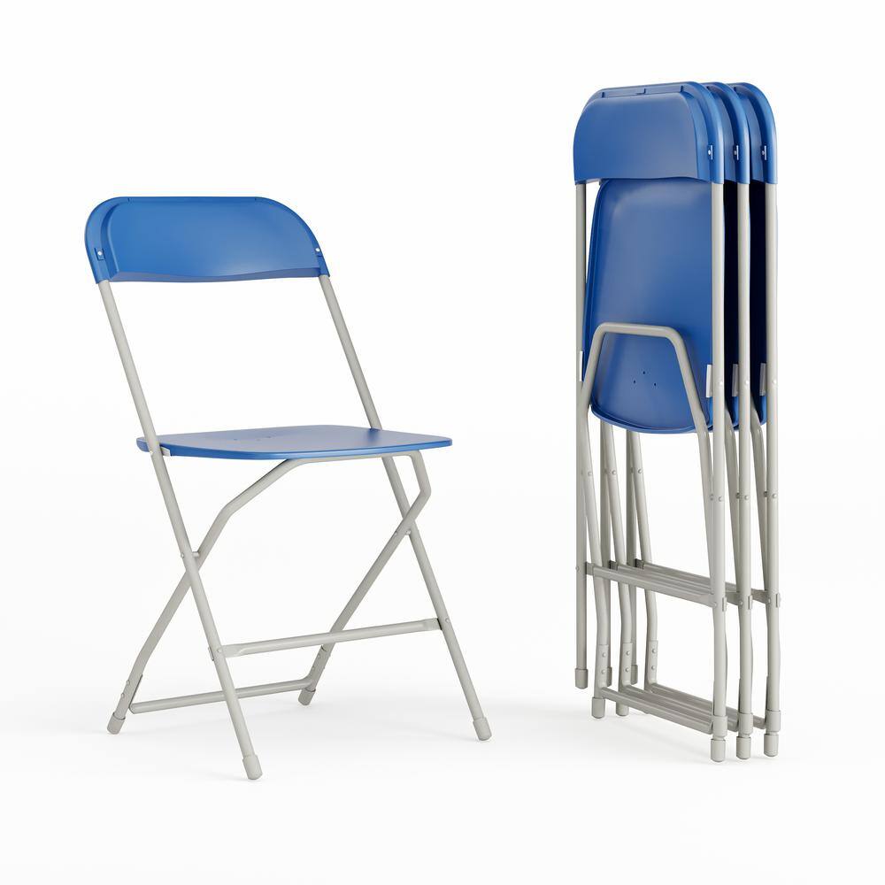 Carnegy Avenue Blue Metal Folding Chairs CGA-LE-181083-BL-HD