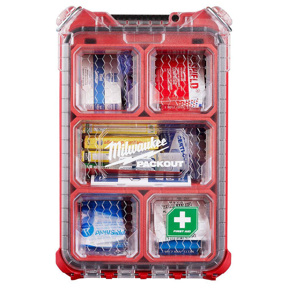 Milwaukee Class A Type 3 Compact Packout First Aid Kit (79-Piece) 48-73-8435C