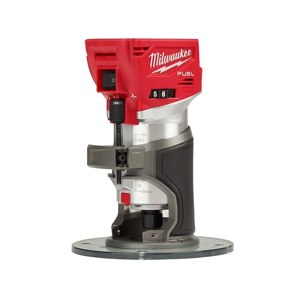 Milwaukee M18 FUEL 18V Lithium-Ion Brushless Cordless Compact Router with M18 5.0 Ah Battery 2723-20-48-11-1850