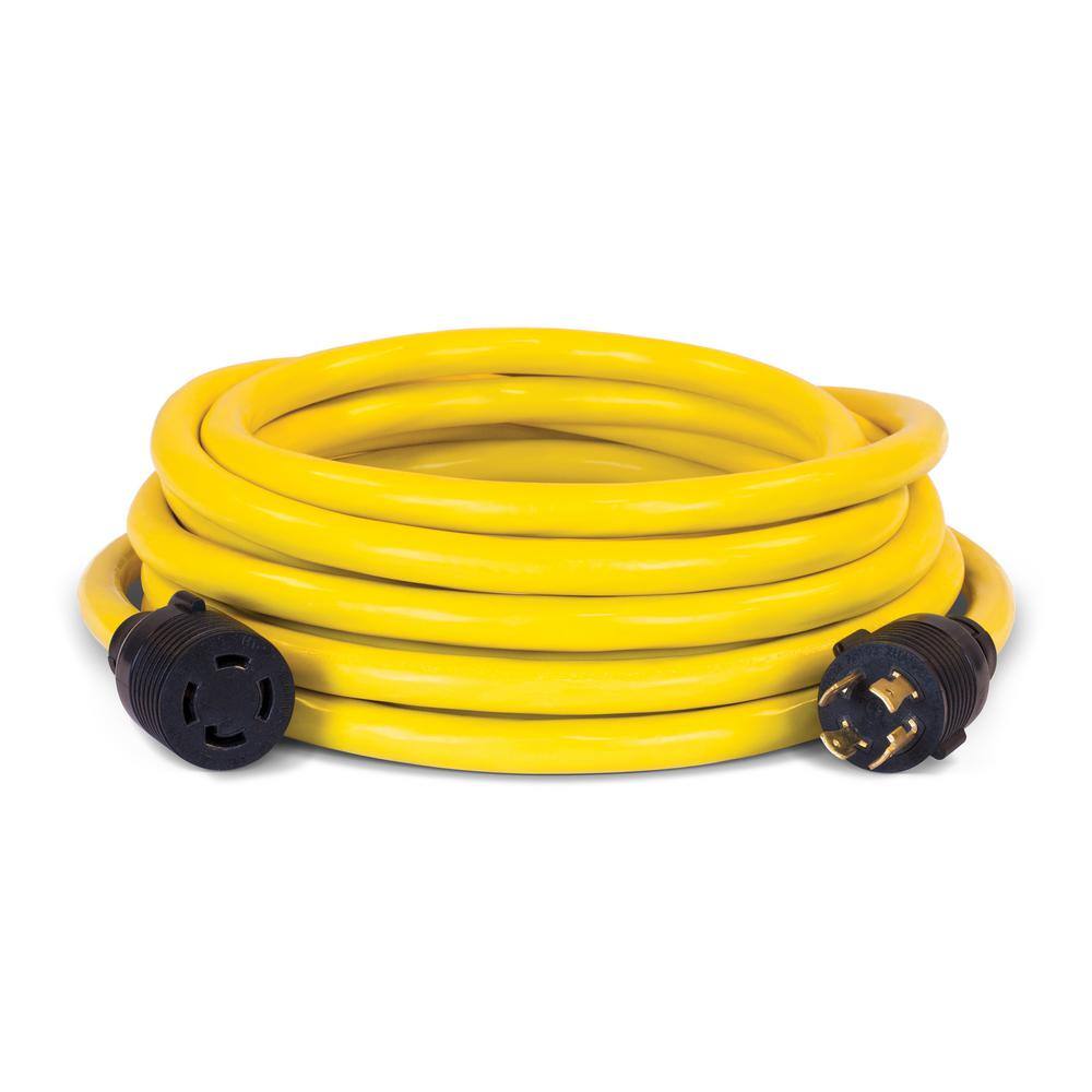 Champion Power Equipment 25 ft. 30-Amp 250-Volt Generator Power Cord for Manual Transfer Switch (L14-30P to L14-30R) 100395