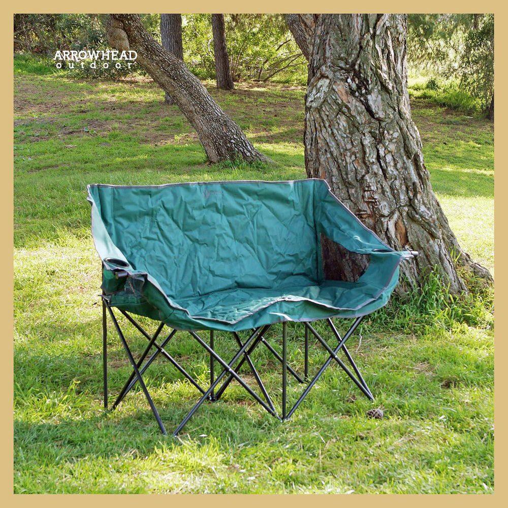 ARROWHEAD OUTDOOR KKS0270U Forest Green Portable Duo Camping Chair KKS0270U