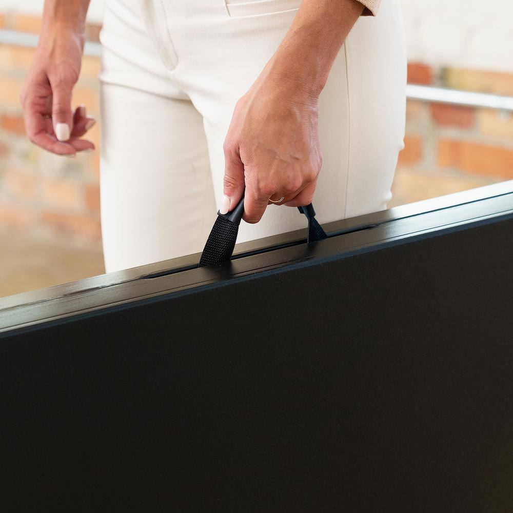 Lifetime 72 in. L Rectangle Black Resin Top Fold-In-Half Table 80788