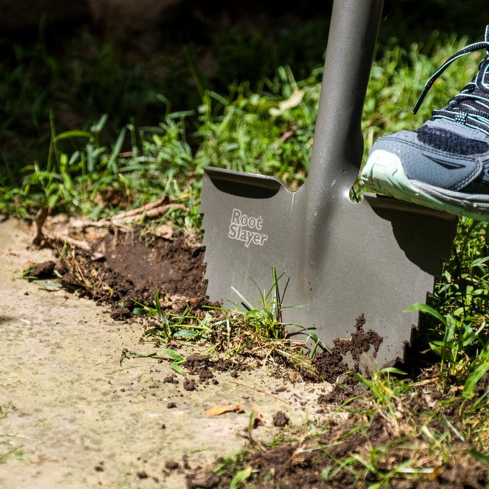 Radius Garden 40 in. Root Slayer Carbon Steel Edger, 33 in. Handle 22611-21