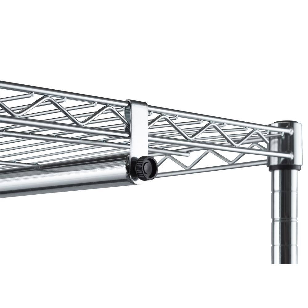 TRINITY Chrome Steel Clothes Rack 48 in. W x 75.5 in. H TBFZ-2707