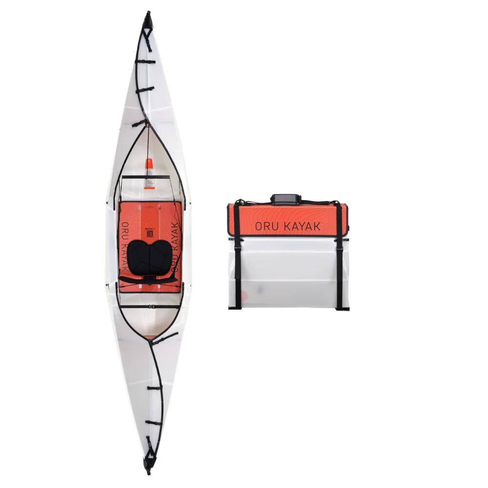 ORU KAYAK Oru Kayak Beach LT : Stable, Durable, Light - Lake/River Kayaks - Beginner, Intermediate Oru-BeachLT-W