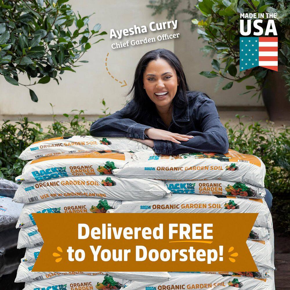 Back to the Roots Organic Bulk Garden Soil Pallet (60 1 cu. ft. Bags) Peat-Free, Blended with Organic Fertilizer 47011
