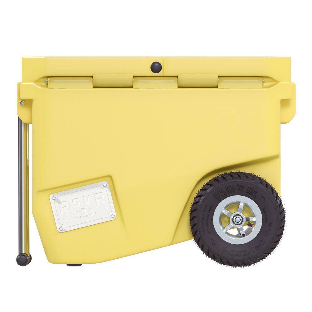 RovR RollR 60 qt. Wheeled Hard Cooler with Tow Handle (SUNNY SIDE) R-R60-SS