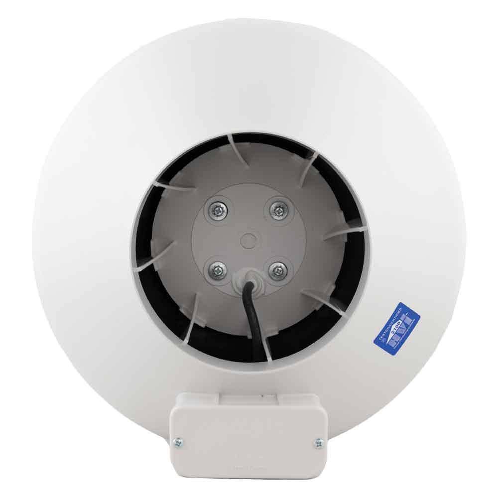RadonAway RP260C 6 in. Inlet and Outlet Inline Radon Fan in White with 1.3 in. Maximum Operating Pressure 23032-1