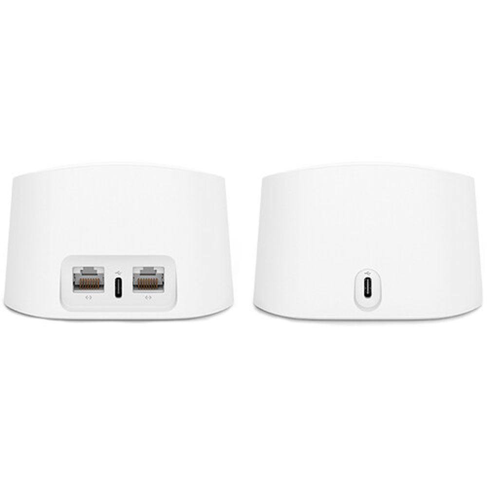 EERO 6 Dual-Band Mesh Wi-Fi 6 Router, with Built-in Zigbee Smart Home Hub (1 Router Plus 1 Extender) White B085WS7H6K
