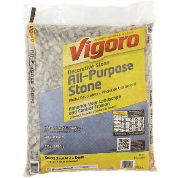 Vigoro 0.5 cu. ft. Bagged All Purpose Landscape Rock 64 Bags / 32 cu. ft. / Pallet 54775V
