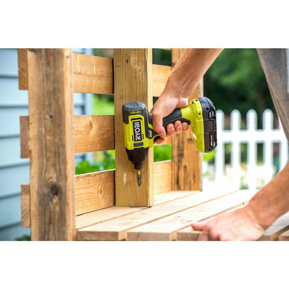 RYOBI ONE+ 18V Cordless 1/4 in. Impact Driver (Tool Only) PCL235B