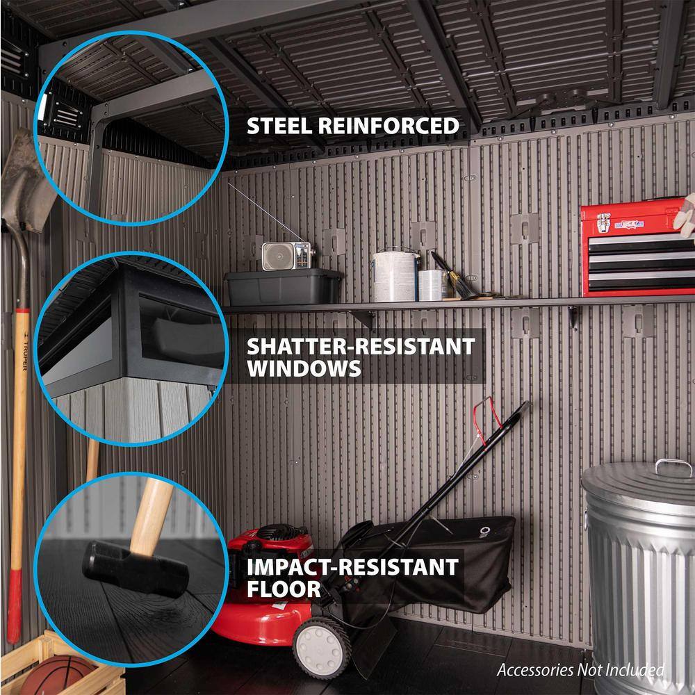 Lifetime 8.3 ft. W x 8.3 ft. D Resin Shed (54.4 sq. ft.) 60336