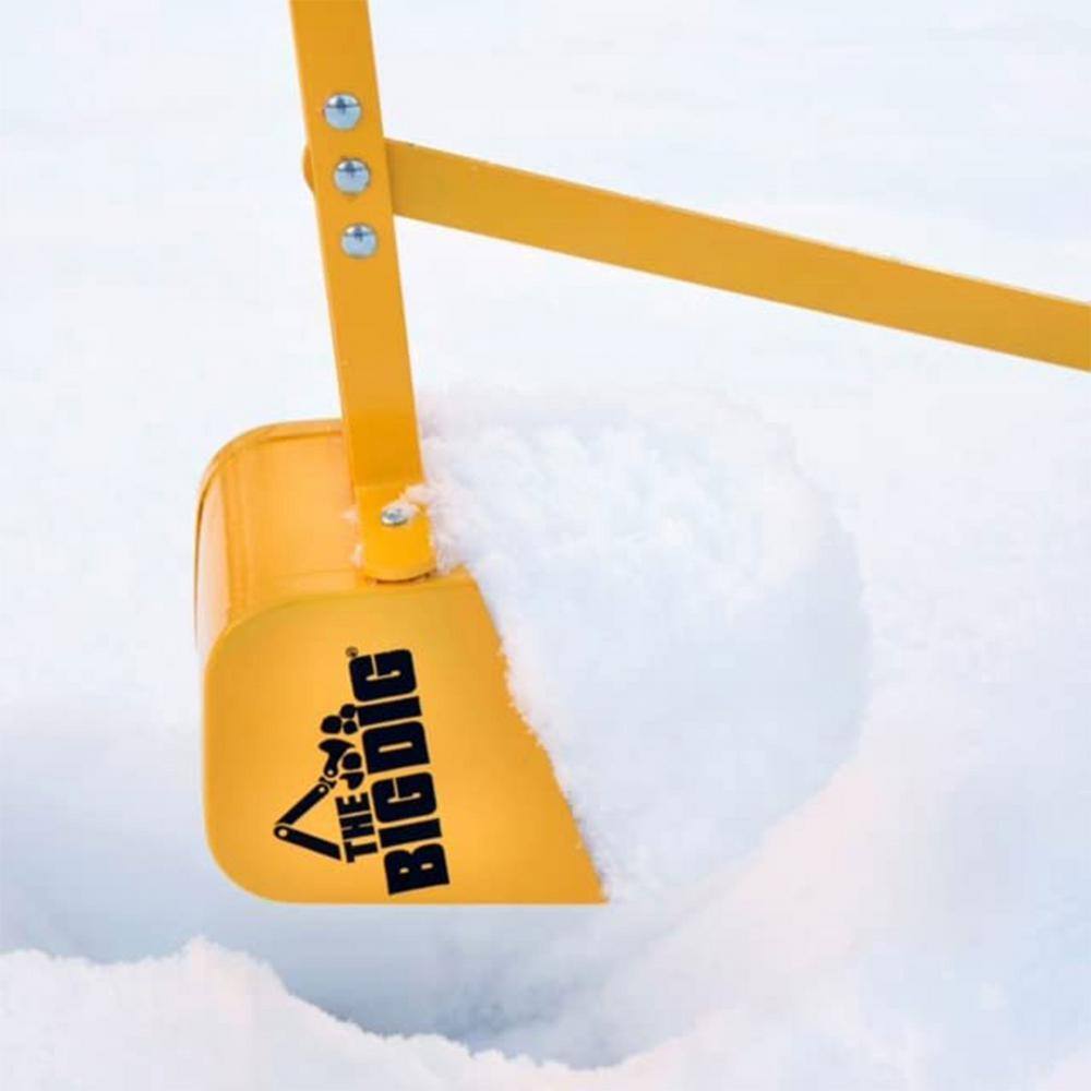 THE BIG DIG Big Dig Rolling Sandbox Digger Excavator Crane with 360-Degree Rotation Base 101