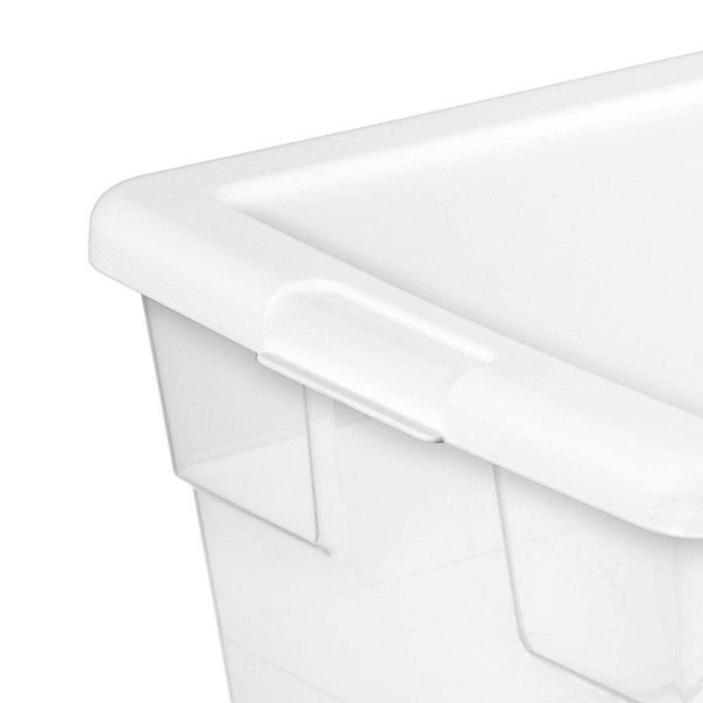 Sterilite 16 Quart Clear Stacking Storage Container Tub, 36 Pack 16448012 36 x 16448012