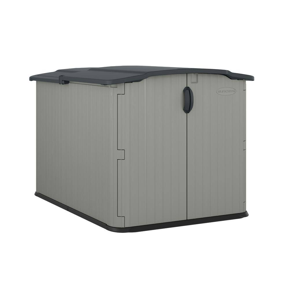 Suncast Glide Top 5 ft. W x 7 ft. D Plastic Shed (31.84 sq. ft.) BMS4950D