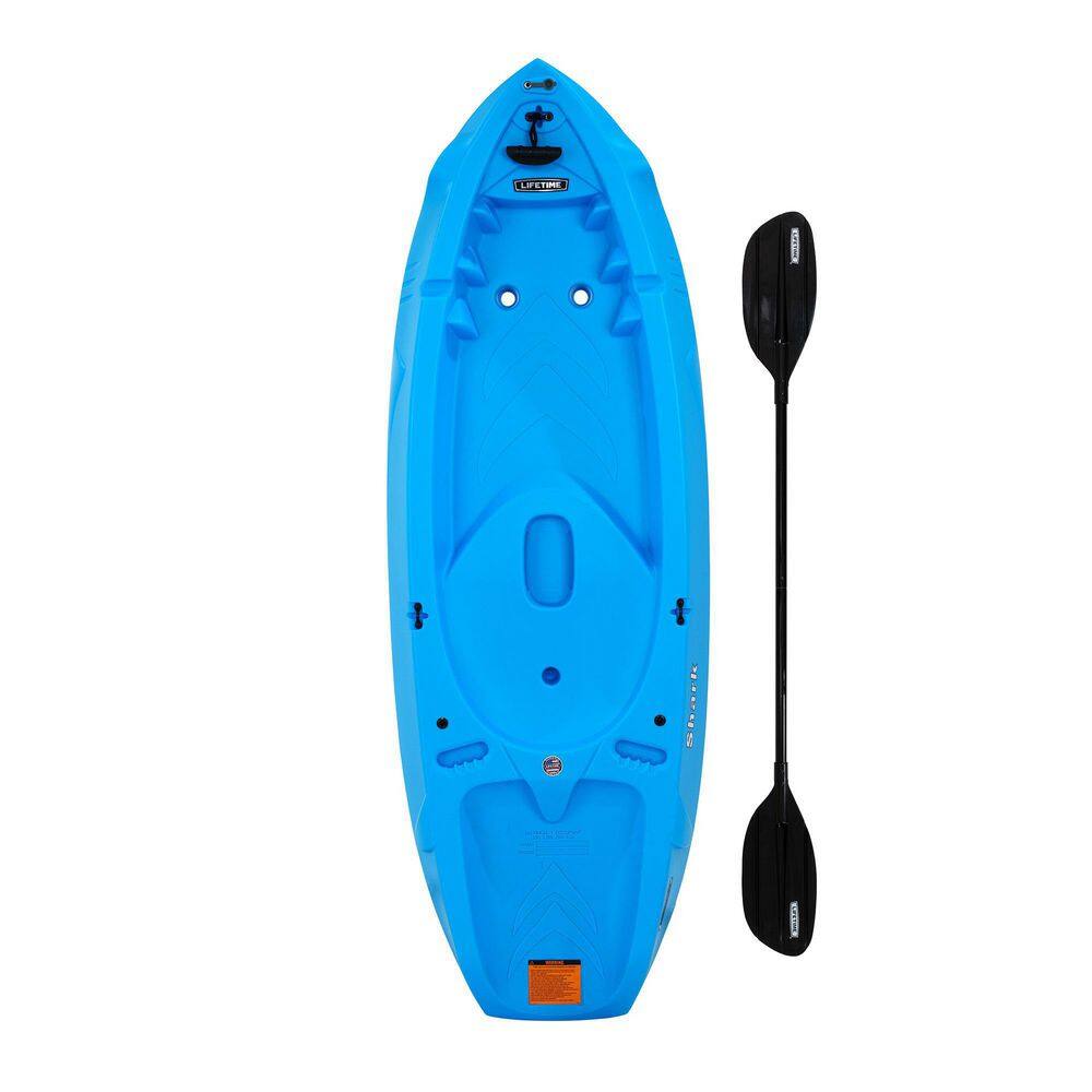 Lifetime 6 ft. Blue Shark 60 Youth Kayak with Paddle 91355