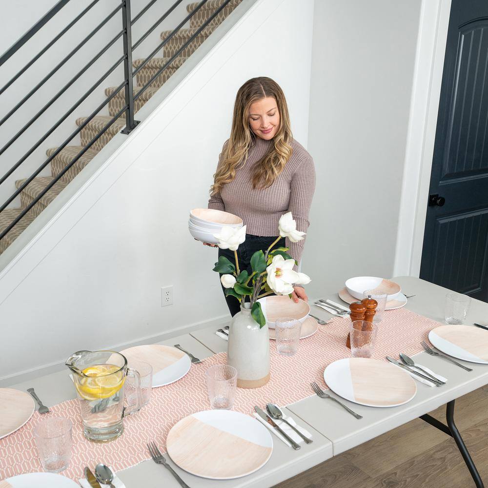 Lifetime 8 ft. Fold-in-Half Table Almond 80732