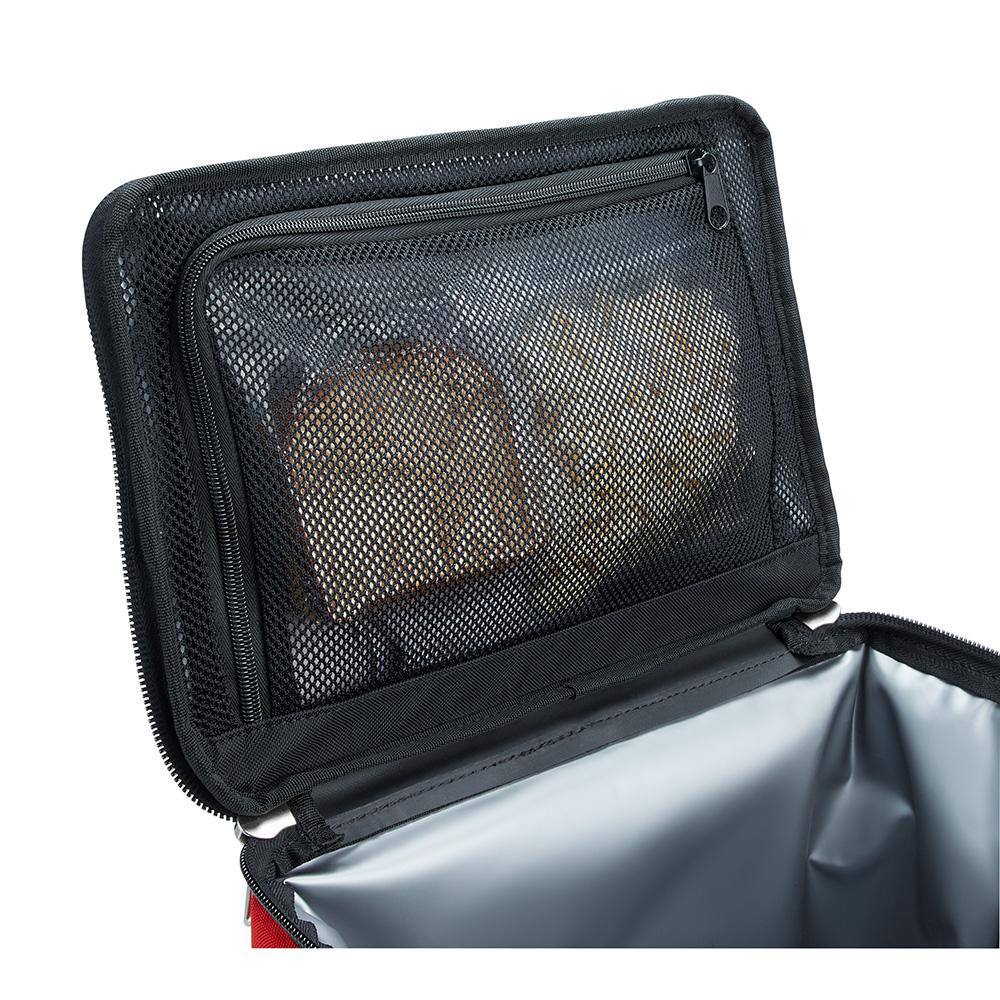 Milwaukee 21 Qt. Soft Sided Jobsite Lunch Cooler with PACKOUT Black 18 oz. Insulated Mug with Sip Lid 48-22-8250-48-22-8394B