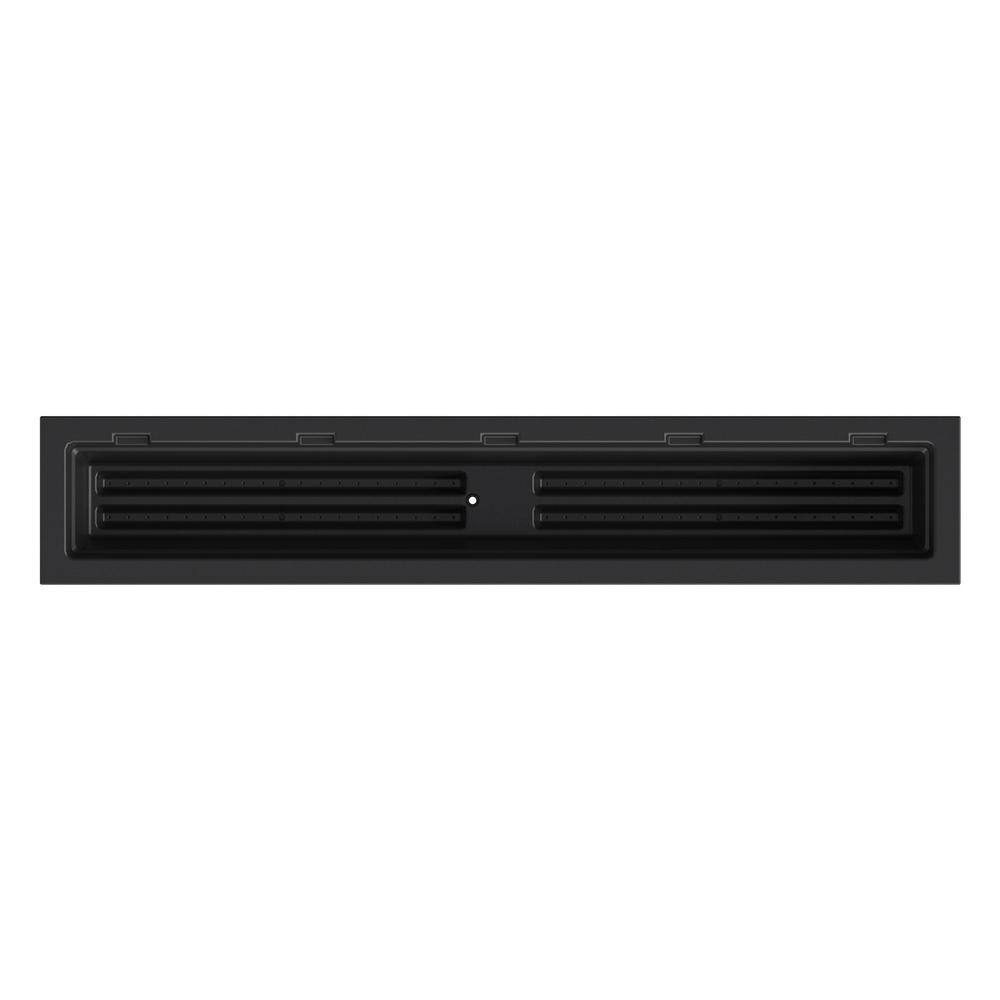 Mayne Fairfield 60 in. x 11 in. Self-Watering Black Polyethylene Window Box 5824B