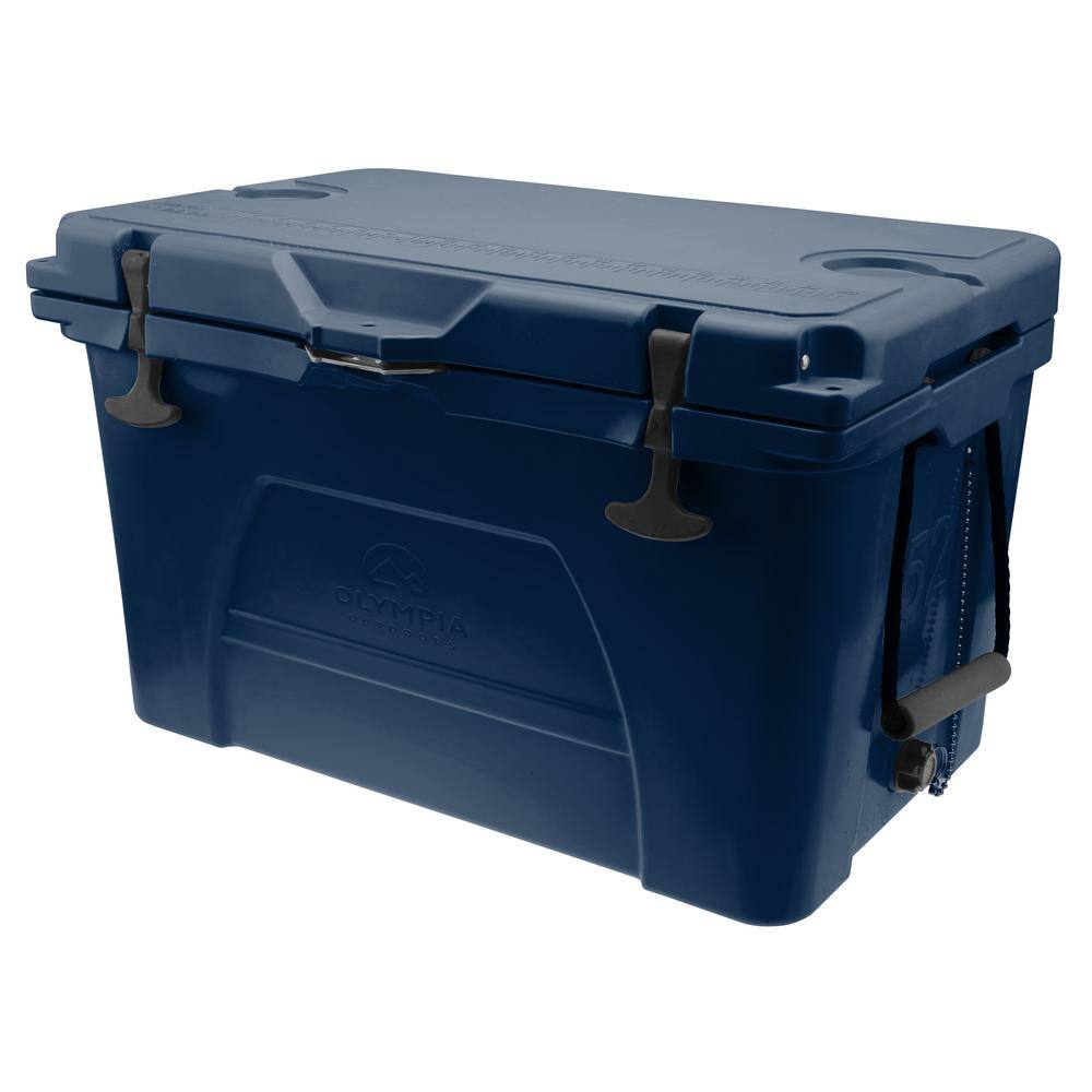 OLYMPIA High Performance Blue 52 QT. Portable Chest Cooler - Durable Construction, Insulated Design, Outdoor Ready 410-138-0111