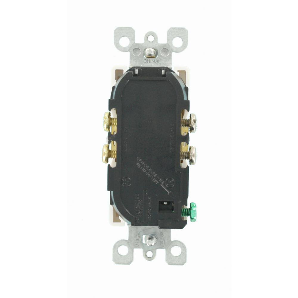 Leviton Decora 20 Amp 125 V Tamper Resistant Duplex Outlet/Receptacle, White (10-Pack) T5825-WMP M02-T5825-WMP