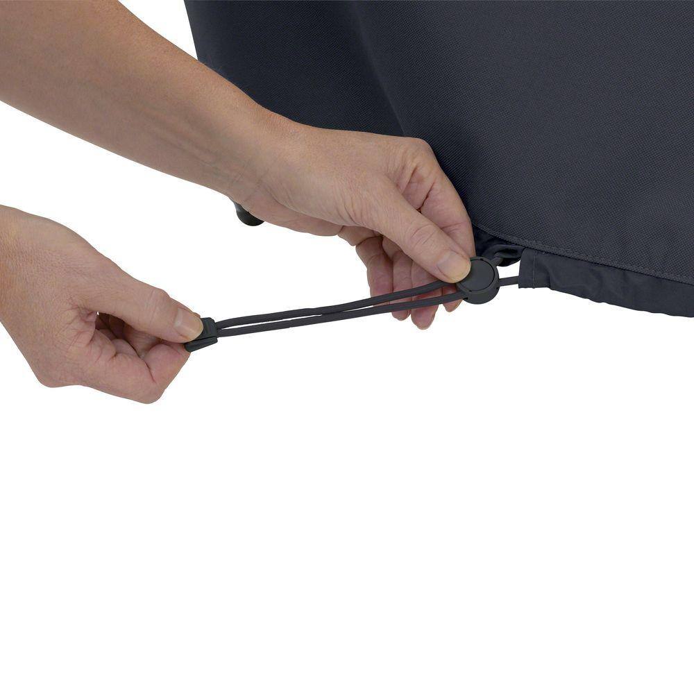 Classic Accessories Ravenna 72 in. L x 26 in. D x 51 in. H BBQ Grill Cover in Black 55-393-060401-EC