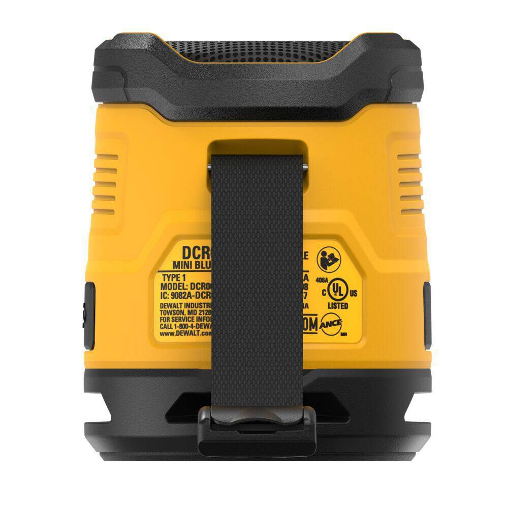 DEWALT ATOMIC 20V Lithium-Ion Cordless Compact 1/2 in. Drill/Driver Kit and Bluetooth Speaker with 2Ah Battery, Charger and Bag DCD794D1WDCR008
