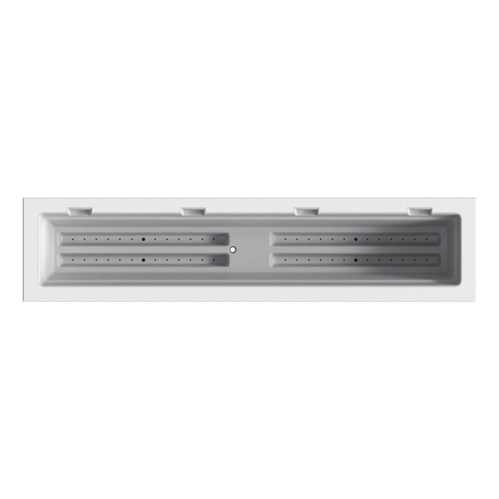 Mayne Fairfield 48 in. x 11 in. Self-Watering White Polyethylene Window Box 5823-W