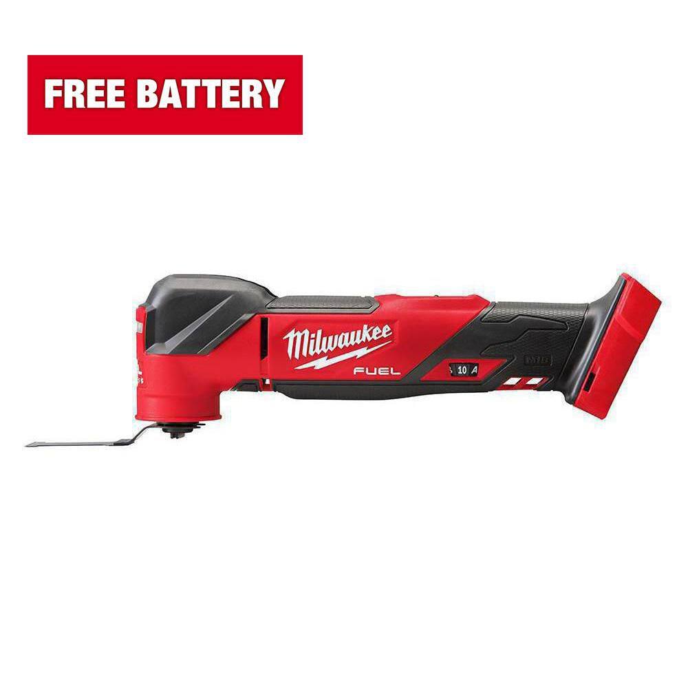 Milwaukee M18 FUEL 18V Lithium-Ion Cordless Brushless Oscillating Multi-Tool (Tool-Only) 2836-20