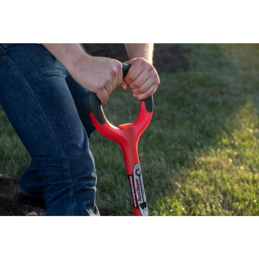 Radius Garden 40 in. Root Slayer Carbon Steel Edger, 33 in. Handle 22611-21