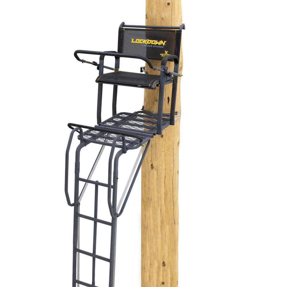 RIVERS EDGE Lockdown 21 ft. W 1-Man Ladder Tree Stand LD200