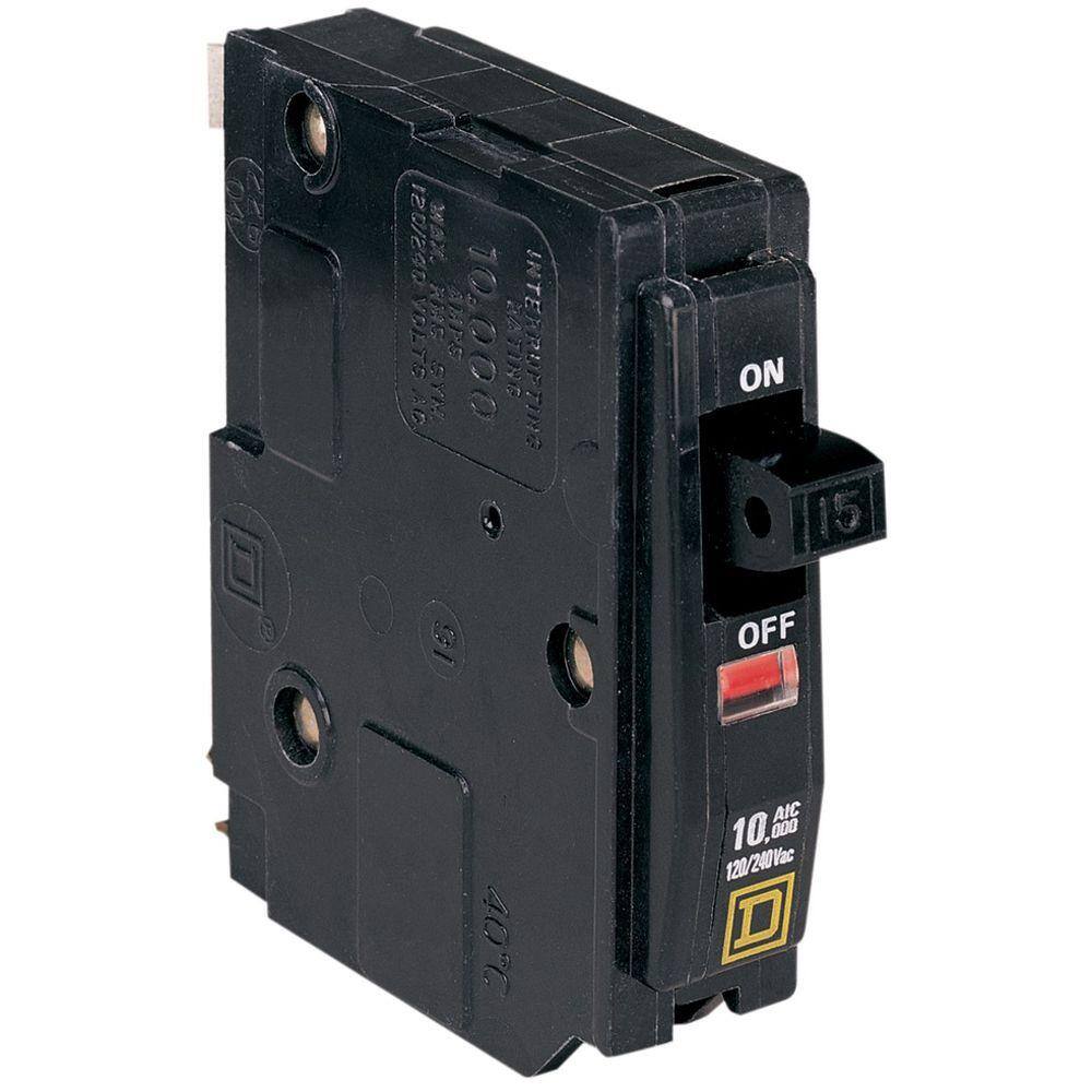 Square D QO 15 Amp Single-Pole Circuit Breaker (12-pack) QO115CP12