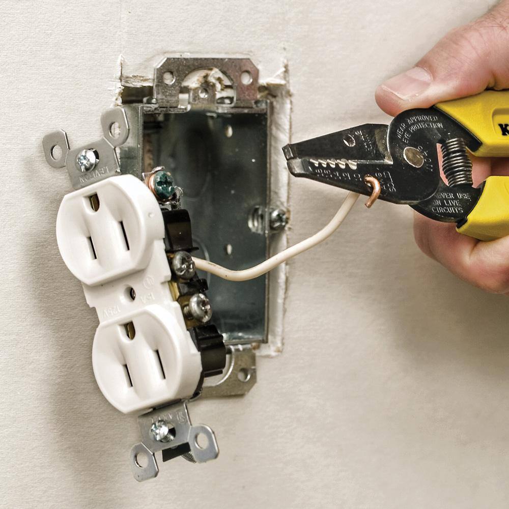 Lutron Diva LED+ Dimmer Switch, White, Klein 6-1/4 in. Wire Stripper/Cutter for 10-18 AWG Solid Wire (DVCL-6PKR1018WC) DVCL-6PKR1018WC