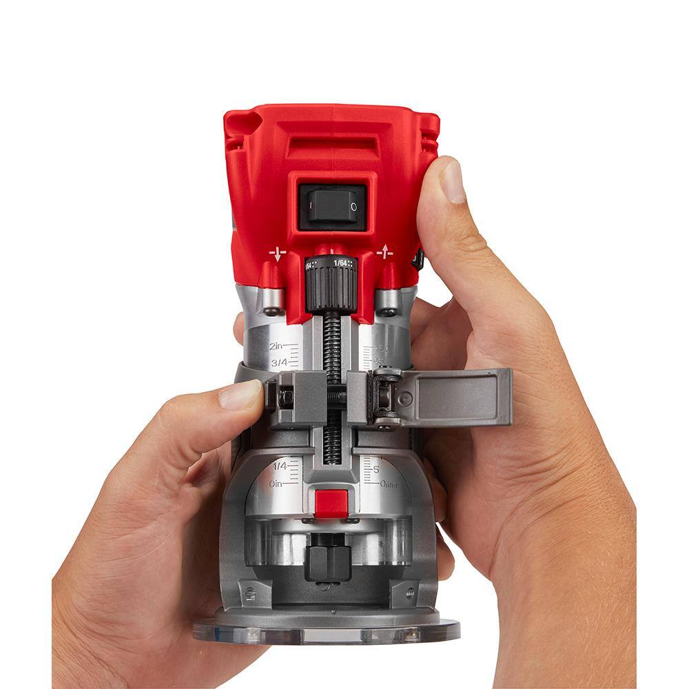 Milwaukee M18 FUEL 18V Lithium-Ion Brushless Cordless Compact Router with M18 5.0 Ah Battery 2723-20-48-11-1850
