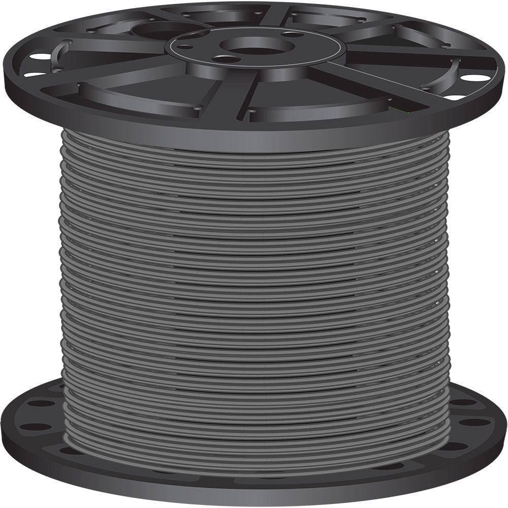 Southwire 2,500 ft. 10 Gray Stranded CU THHN Wire 22981506