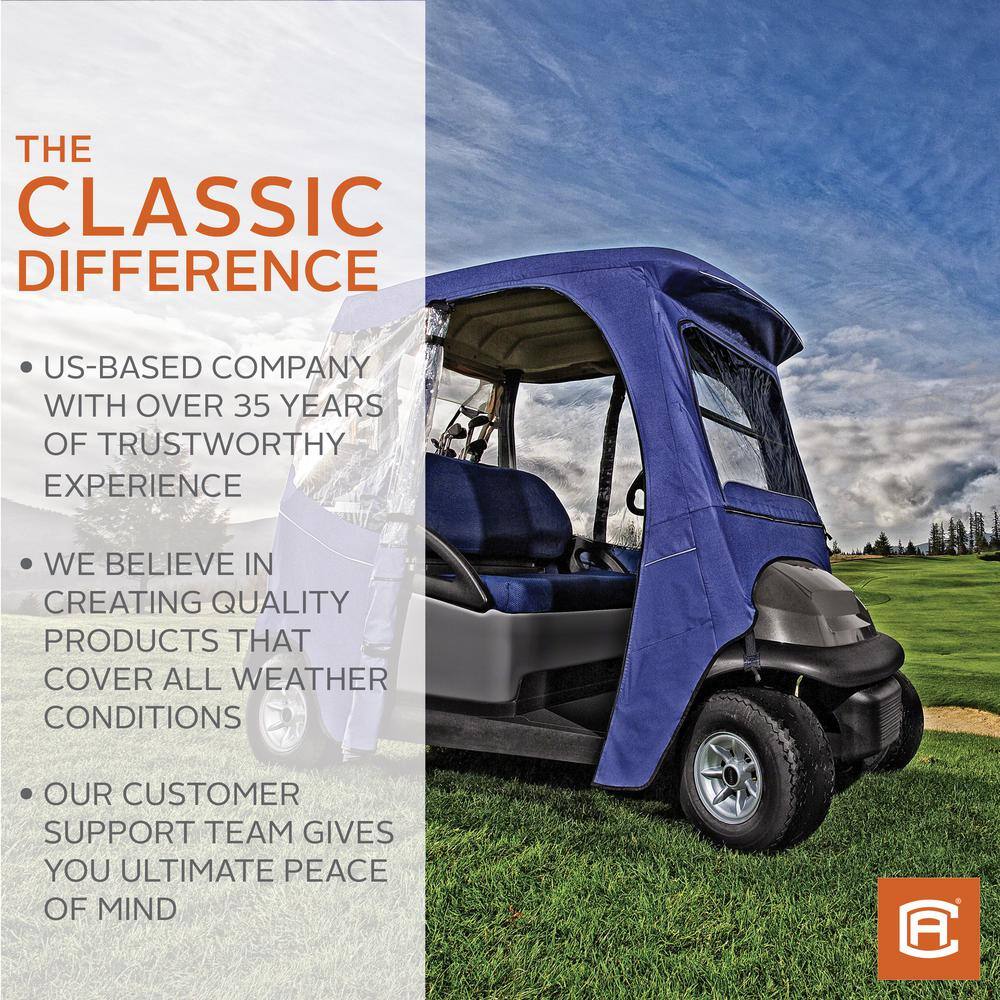 Classic Accessories Golf Car Easy-On Cover, 4-Person 74442
