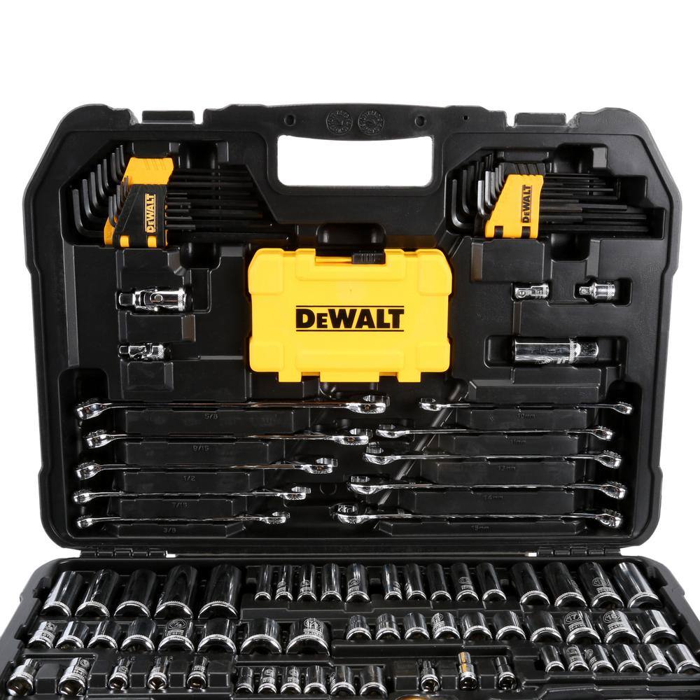 DEWALT ATOMIC 20V MAX Lithium-Ion Cordless Combo Kit 2-Tool and Mechanics Tool Set 142-Pc w/ (2) 2Ah Batteries, Charger and Bag DCK225D2WT73802