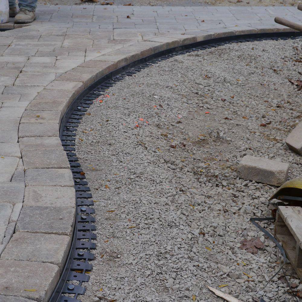 ProFlex 48 ft. Paver Edging Project Kit in Black 1260HD-48C