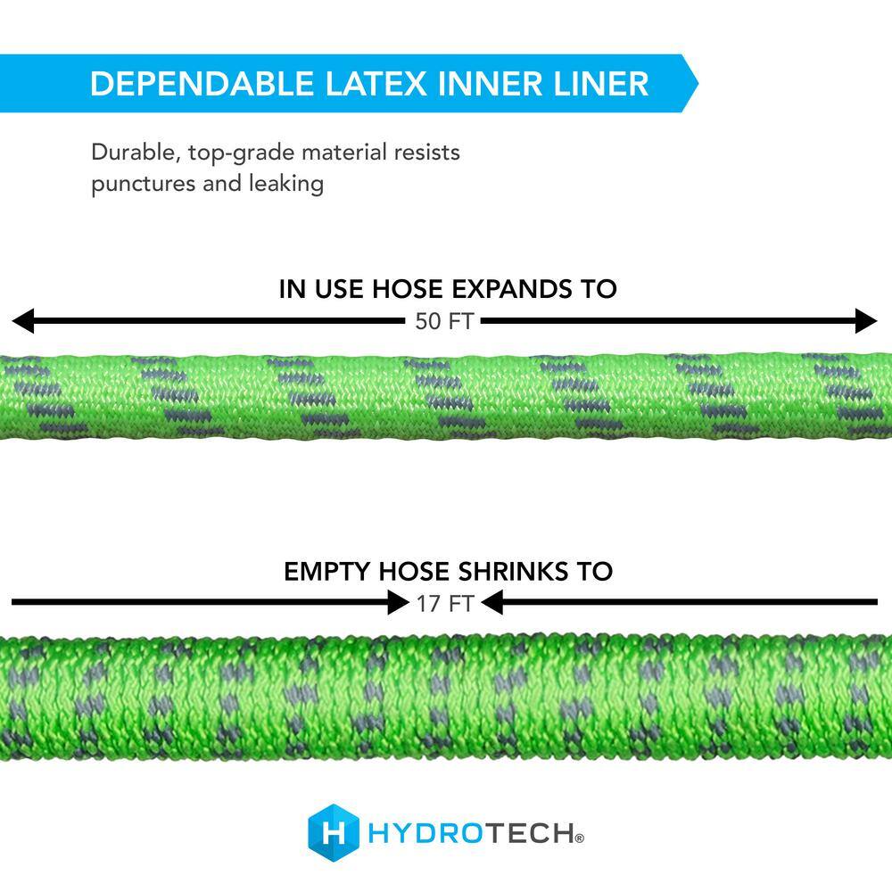 Hydrotech Pro Series 3/4 in. Diameter x 50 ft. Expandable Garden Water Hose 5558C3