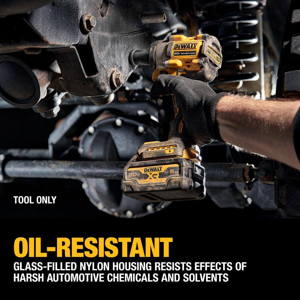 DEWALT ATOMIC 20V MAX Lithium-Ion Cordless Combo Kit (2-Tool) and 1/2 in. Impact Wrench with (2) 2Ah Batteries, Charger and Bag DCK225D2WCF921B