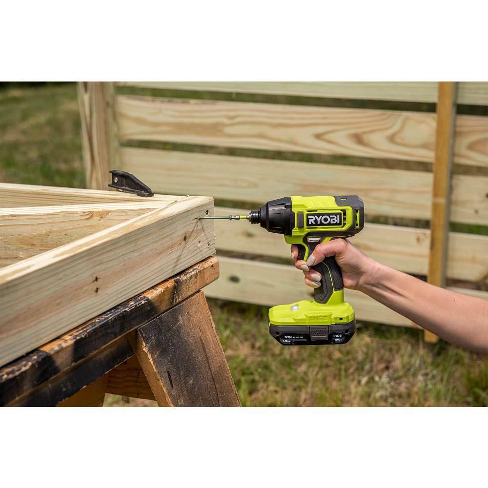 RYOBI ONE+ 18V Cordless 1/4 in. Impact Driver (Tool Only) PCL235B