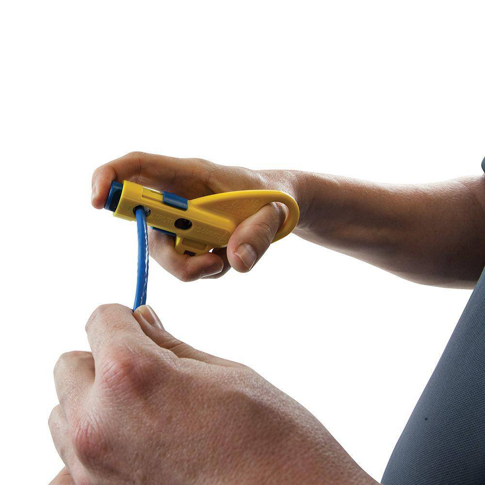 Klein Tools Ratcheting Pass-Thru Modular Crimper, Combination Radial Stripper and (20-Pack) Pass-Thru Modular Data Plugs CAT6 M2O41330KIT