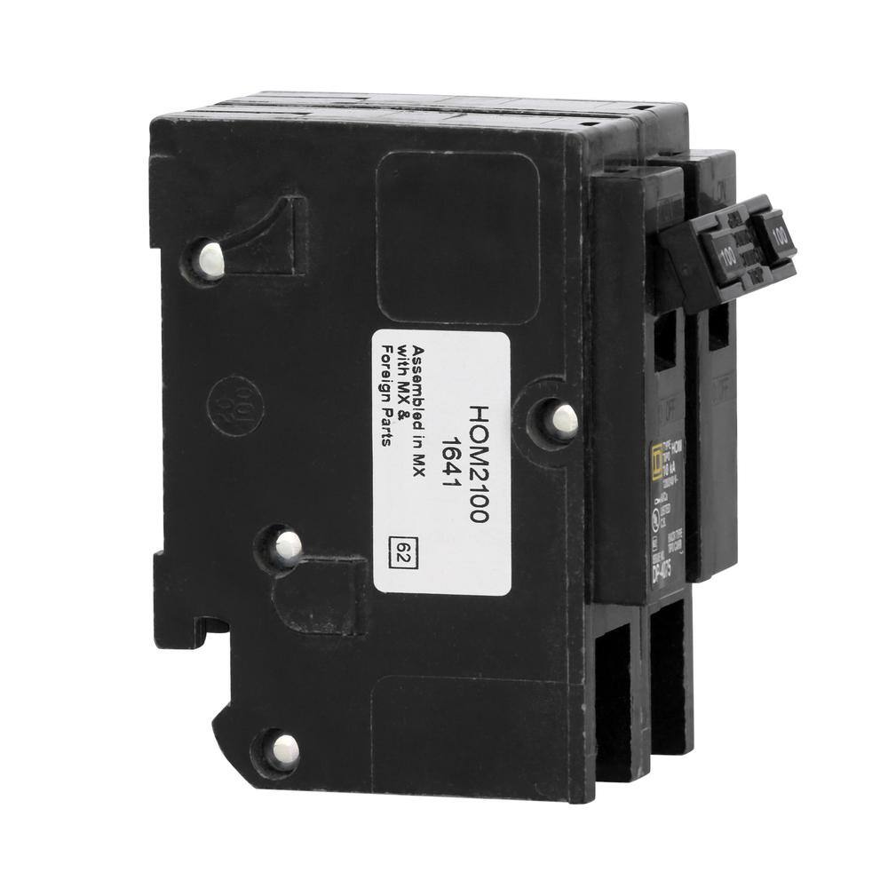 Square D Homeline 100 Amp 2-Pole Circuit Breaker HOM2100C