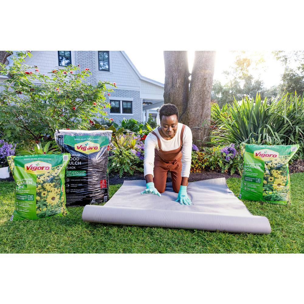 Vigoro 4 ft. x 200 ft. Heavy-Duty Grid Landscape Fabric VPNM420085